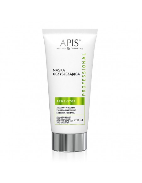 Apis acne-stop cleansing mask with black mud 200ml