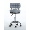 Bella Furniture Grey chairs on wheels in Ireland. Hairdresser chairs for sale grey BFHC636