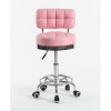 Bella Furniture Pink chairs on wheels in Ireland. Hairdresser chairs for sale pink BFHC636