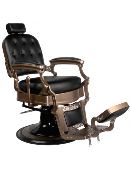 Old Ernesto Black Barber Chair Gabbiano