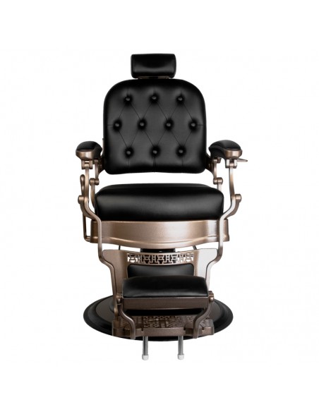 Old Ernesto Black Barber Chair Gabbiano