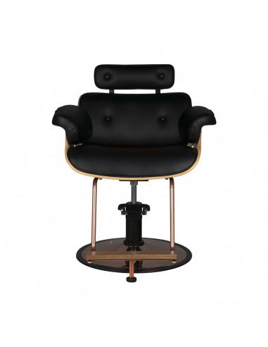 Gabbiano hairdressing chair florence black walnut