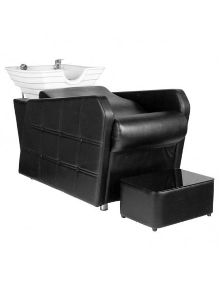 Hair system hsb07 hairdressing wash unit black