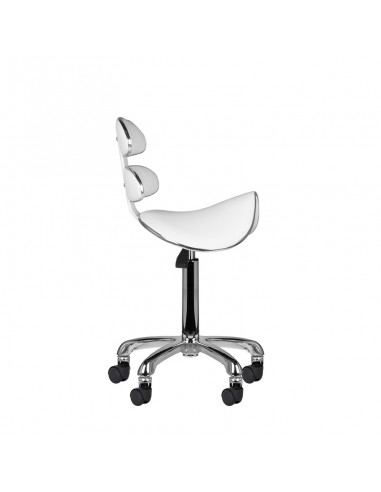 Roll speed am-880 cosmetic stool white