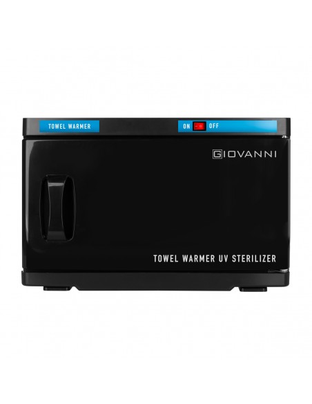 Towel warmer with uv-c 16l black sterilizer