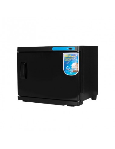 Hand towel warmer with uv-c 23l black sterilizer