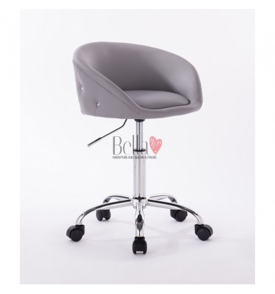 Beautician Chair on wheels Grey BFHC701K