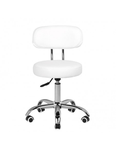 Cosmetic stool for pedicure a-007 white