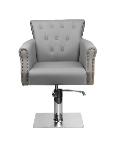 Hair system barber chair ber 8541 gray