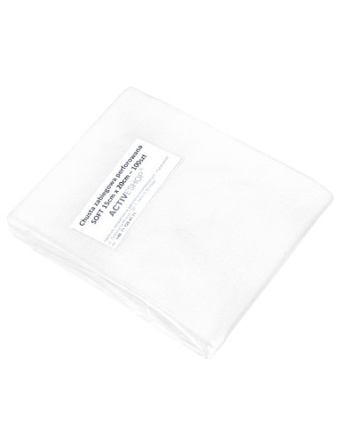 Disposable surgical scarves, perforated, 100 pieces 15x20 cm white