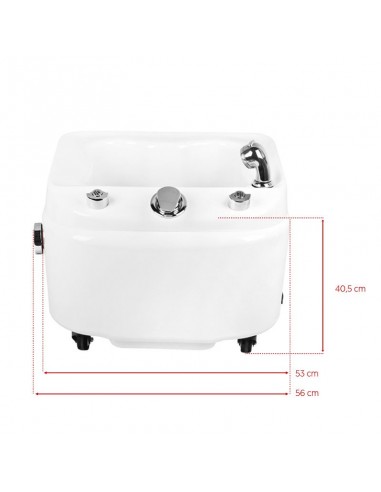 Azzurro tray for pedicure with hydromassage a023