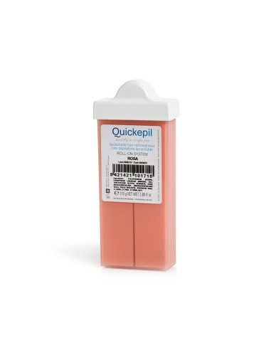Quickepil facial depilatory wax, narrow roll, rose 110g