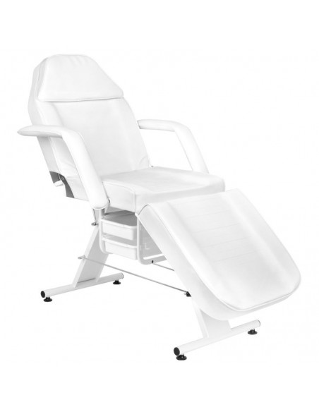 Basic 202 cosmetic chair with trays white 