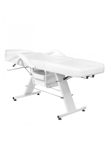 Basic 202 cosmetic chair with trays white 