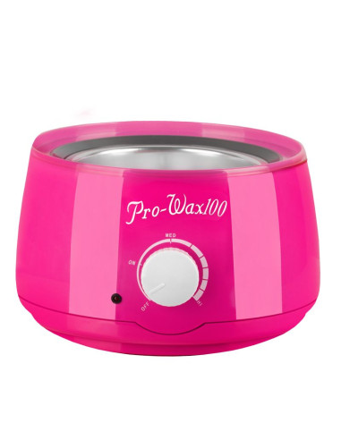 Pro wax warmer 400ml, 100w pink can