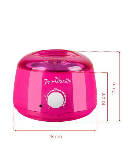 Pro wax warmer 400ml, 100w pink can