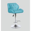 Turquoise Makeup and reception high chairs for sale. High makeup chairs Ireland. Blue BFHC949W