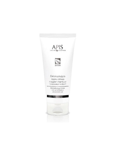 Apis detoxifying gel mask with bamboo charcoal and ionized silver 200ml