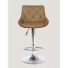 Caramel High chairs for Makeup salon and beauty salon reception. Brown BFHC931W