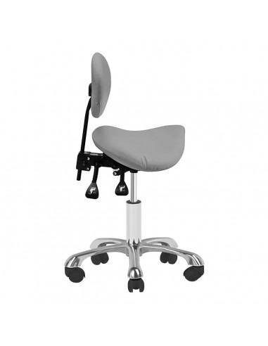 Cosmetic stool 1025 gray giovanni