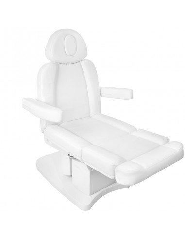 Electric cosmetic chair azzurro 708a 4 strong. white heated