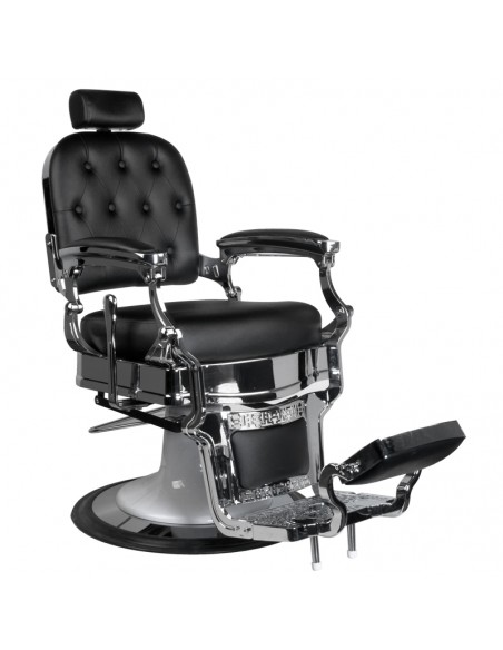 Gabbiano Ernesto barber chair in black