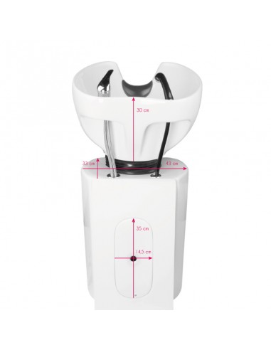 Gabbiano Hamburg hair wash unit brown  
