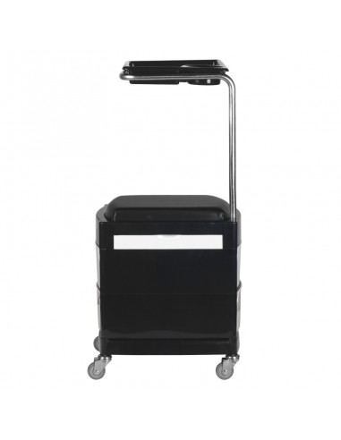 Helper - pedicure stool 16 plus black / white