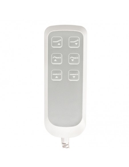 Electric cosmetic chair lux 273b + stool 304 white