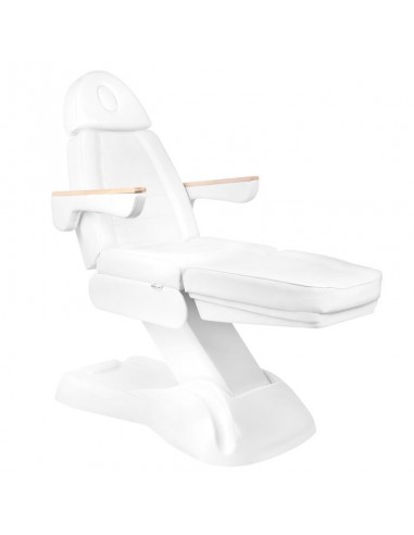 Electric cosmetic chair lux 273b + stool 304 white