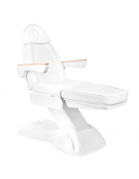 Electric cosmetic chair lux 273b + stool 304 white