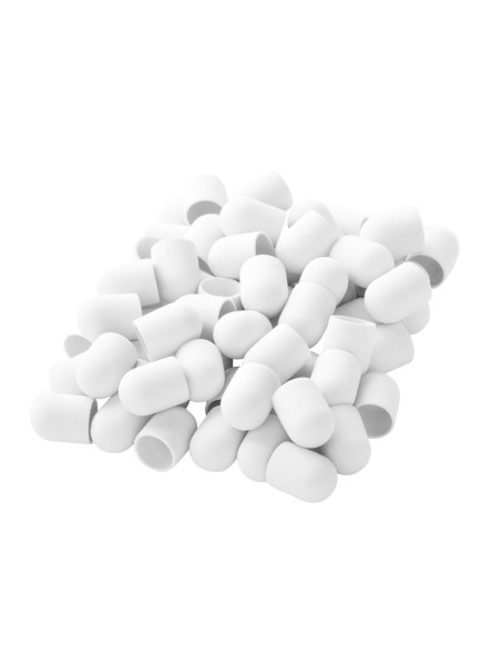 Exo Abrasive cap 13mm / 220 100 pcs hard cap white