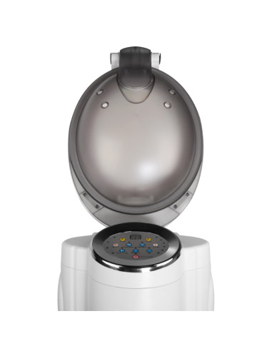 Gabbiano white standing hairdressing sauna with active ozone