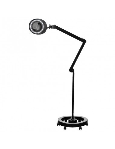 Elegante 6025 60 LED SMD 5D Black magnifier lamp with a tripod