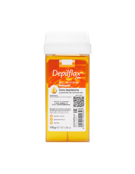 Depilflax 100 depilatory wax, natural roll 110g
