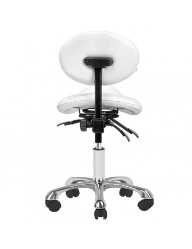 Cosmetic stool 1025 white giovanni