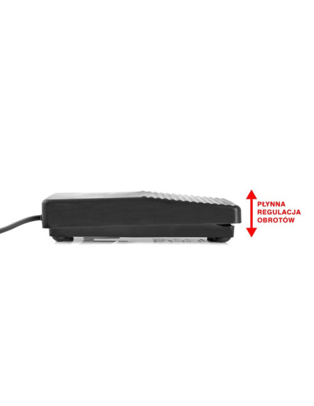 Exo foot drive for a nail drill with an absorber - smooth adjustment