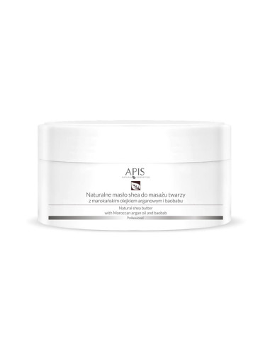Apis natural shea butter with argan oil. for face massage 100g