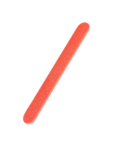 Straight file Teflon 80 red