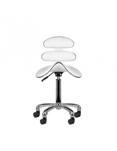 Roll speed am-880 cosmetic stool white