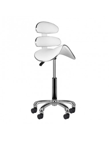 Roll speed am-880 cosmetic stool white