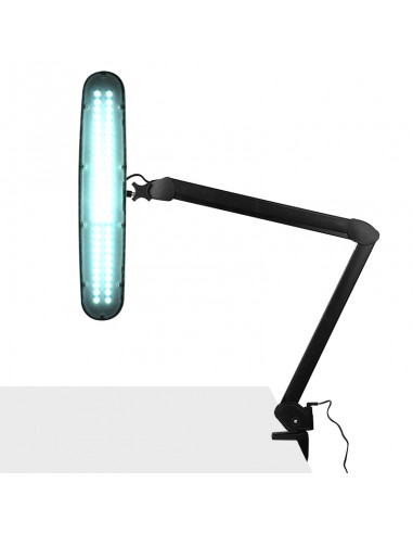 Elegant LED workshop lamp 801 l with a vice reg. black light intensity