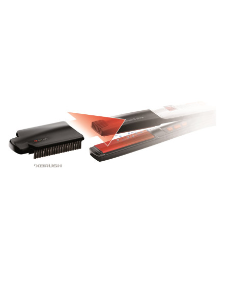 Valera swiss'x agility shine & brush straightener