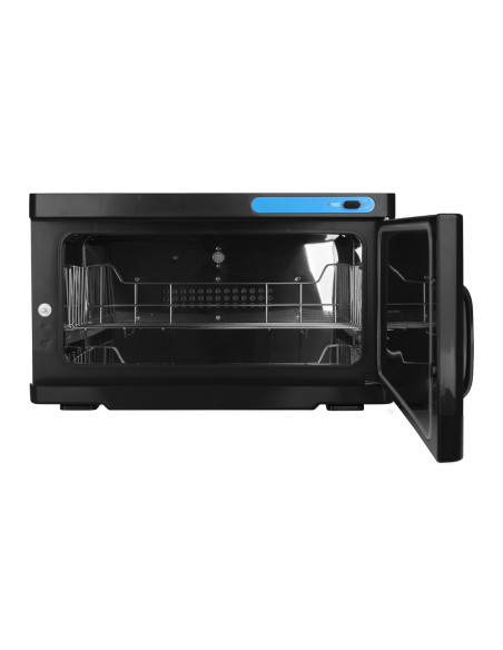 Towel warmer with uv-c 16l black sterilizer