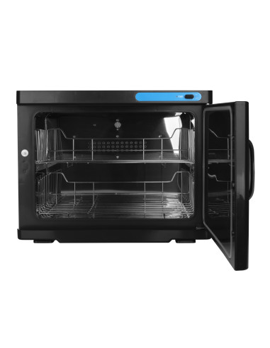 Hand towel warmer with uv-c 23l black sterilizer