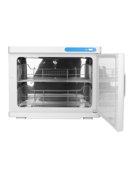 Towel warmer with uv-c 23l sterilizer white