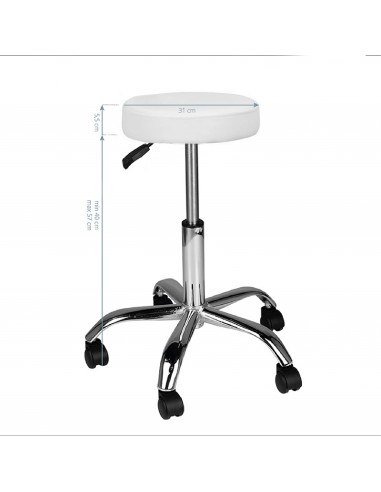 Cosmetic stool am-310 white