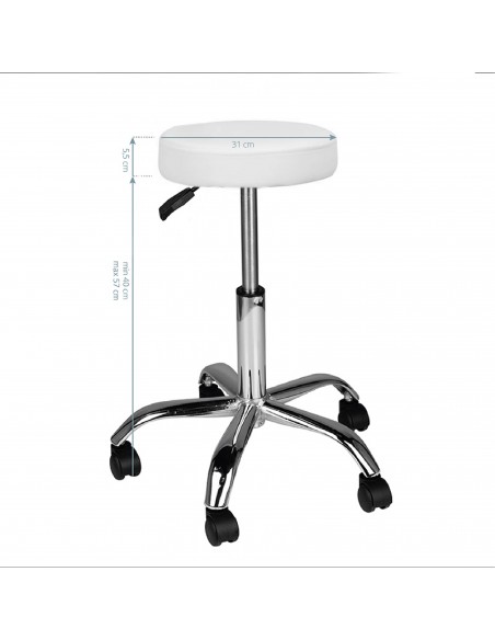 Cosmetic stool am-310 white