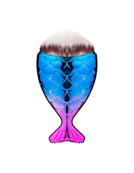 Brush for dusting fish, powder purple-blue