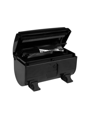 Black barber alu foil dispenser